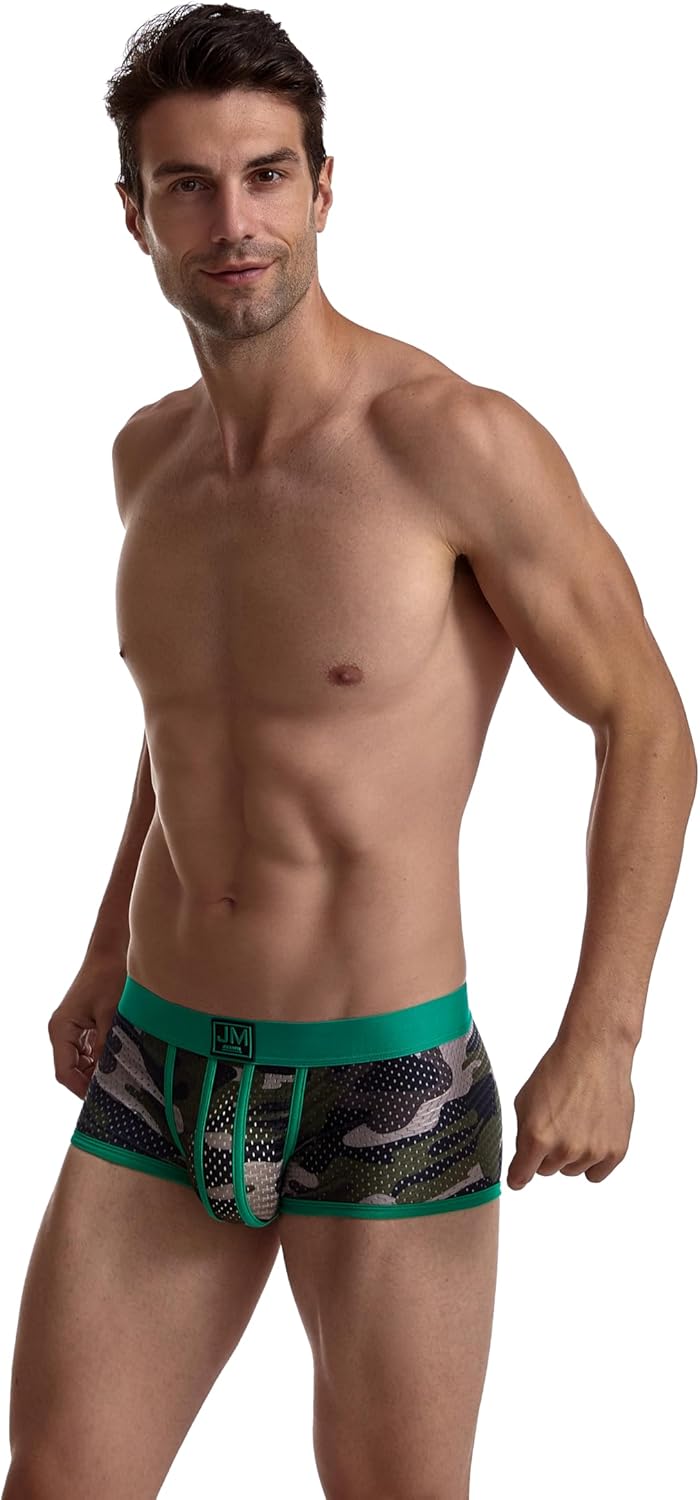 JOCKMAIL Men's Boxer Briefs Mens Underwear Boxer Briefs with Men's Boxer Shorts Camouflage Underwear - Image 7