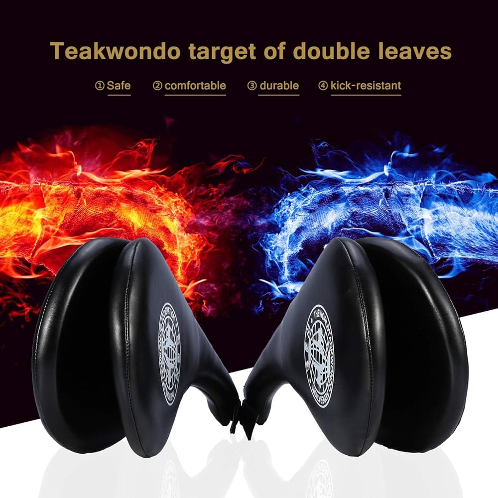 JANNO 2 Pack Taekwondo Kick Pads Double Strike Boxing Pads Striking