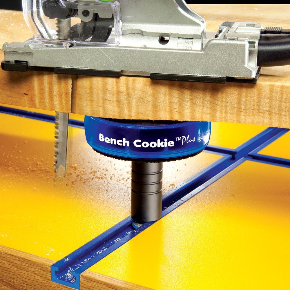 Amazon.com: Rockler Bench Cookie Plus 2” T Track Risers (4-Pack) - T ...