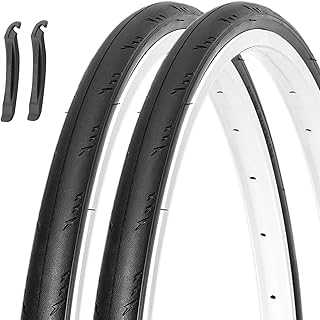 MOHEGIA Road Bike Replacement Tire: 700x25C/700x28C/700Cx35C Folding Bicycle Tire for On City Road Riding