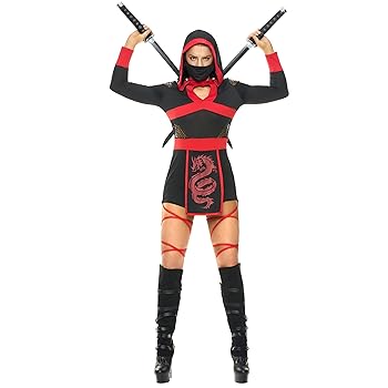 Spooktacular Creations Ninja Costume Women Halloween Adult