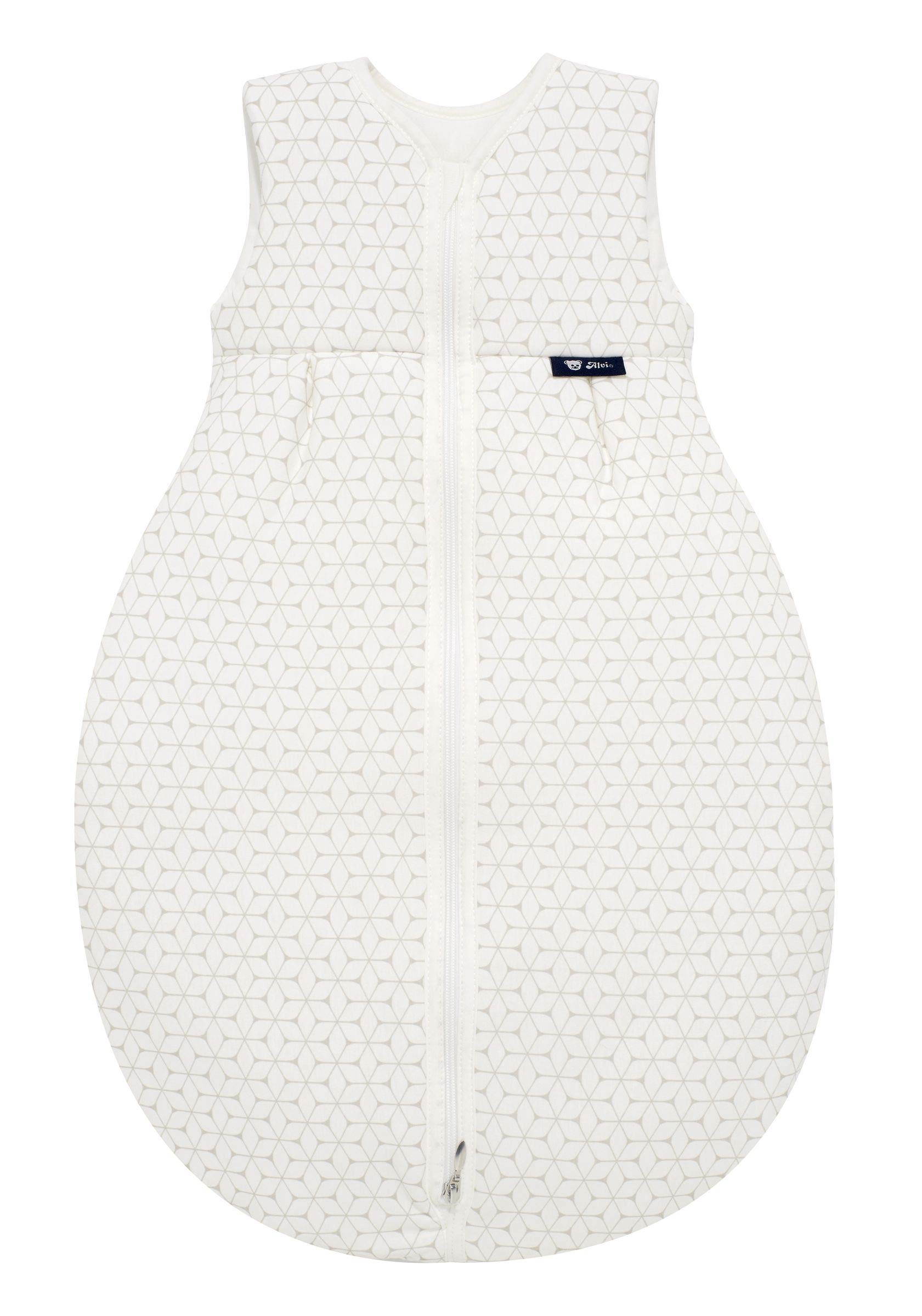 Alvi Schlafsack Baby Mäxchen light I leichter Babyschlafsack ärmellos I Sommerschlafsack Baby, Jungen und Mädchen I 100% Baumwolle I Schlafsack Kinder atmungsaktiv und waschbar I TOG 0,5