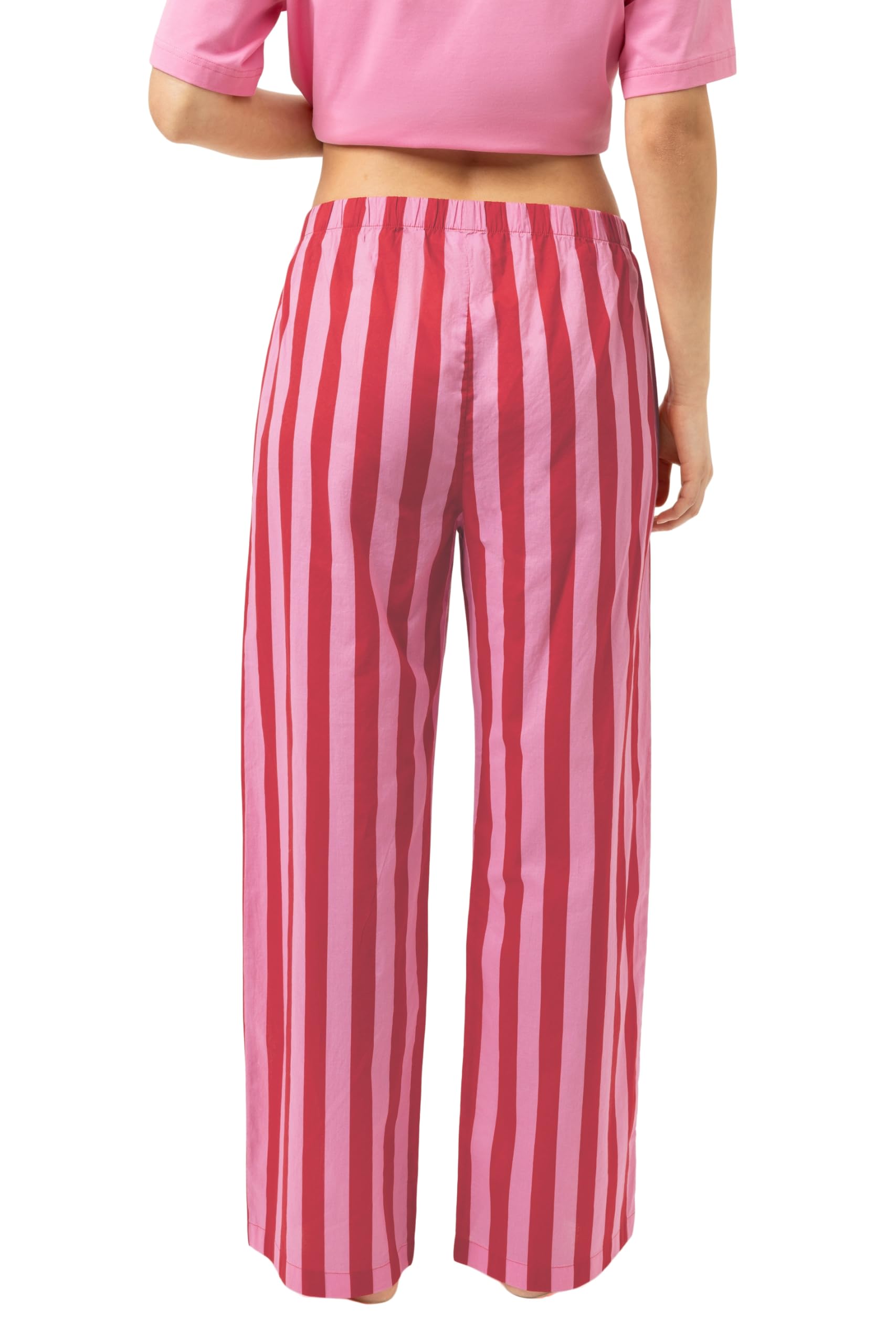 Mey Lange Pyjamahose Seitliche Taschen Serie Happy Stripes
