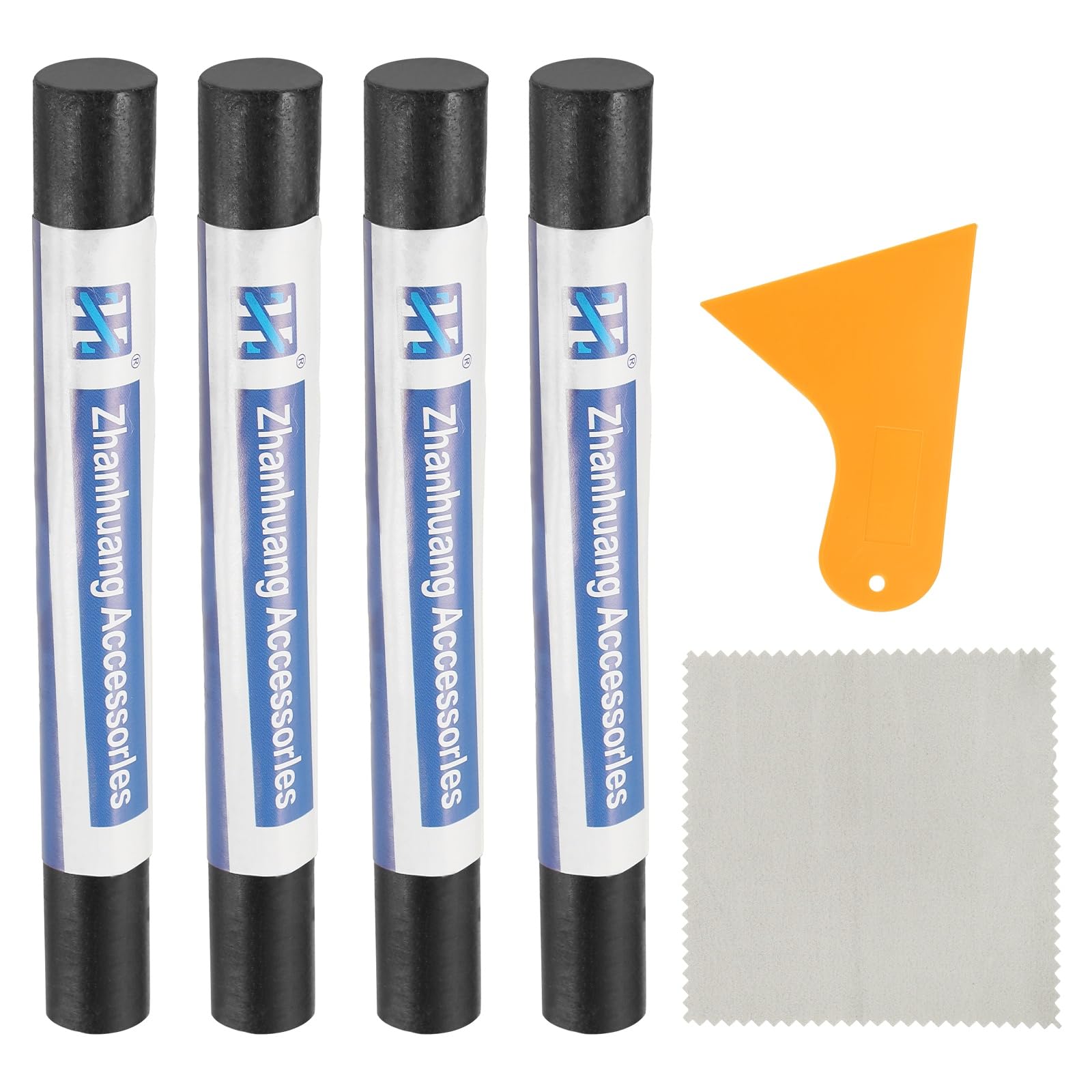 sourcing map 4Pcs Wood Filler Sticks, Wax Touch Up Furniture Repair Crayon
