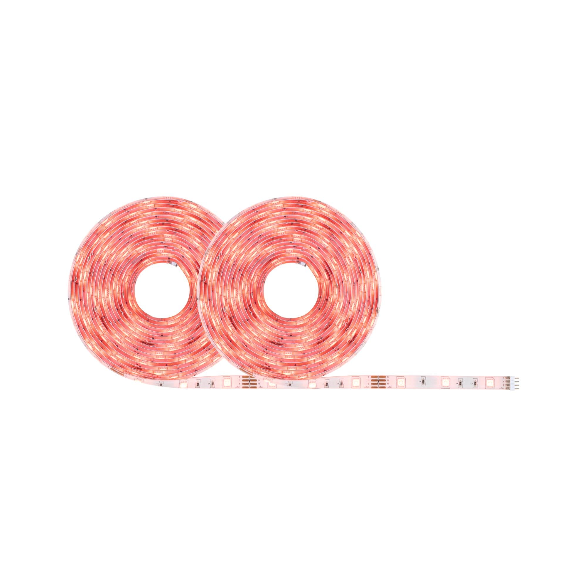 Paulmann 70535 SimpLED LED Strip Smart Home Zigbee RGB Komplettset 10m 26W 900lm 30LEDs/m RGB 36VA Profil für Leuchtstreifen