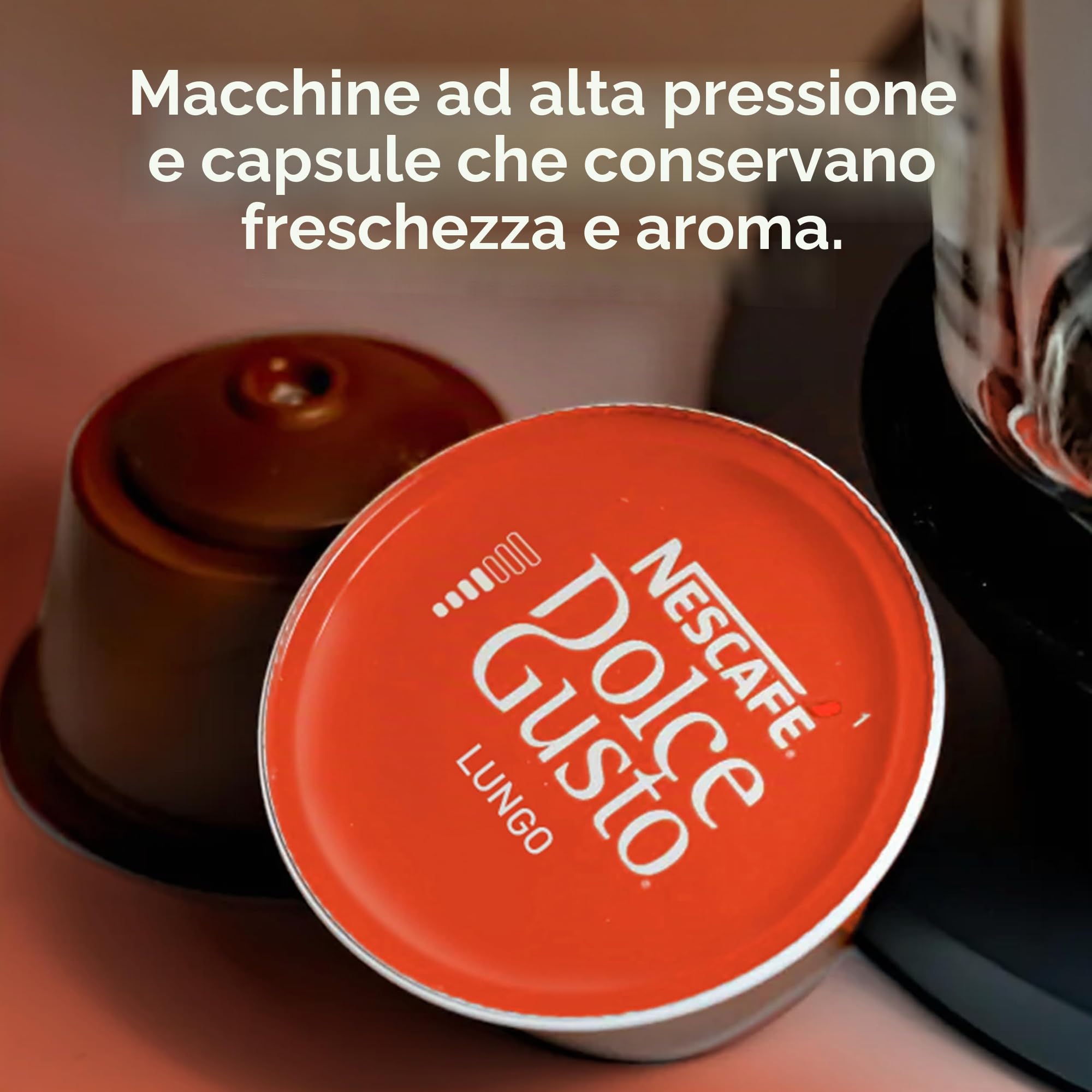 NESCAFÉ DOLCE GUSTO Nescafé Dolce Gusto Caffè Lungo - Set 3 Contenitori Caffè, 3 x 30 Capsule