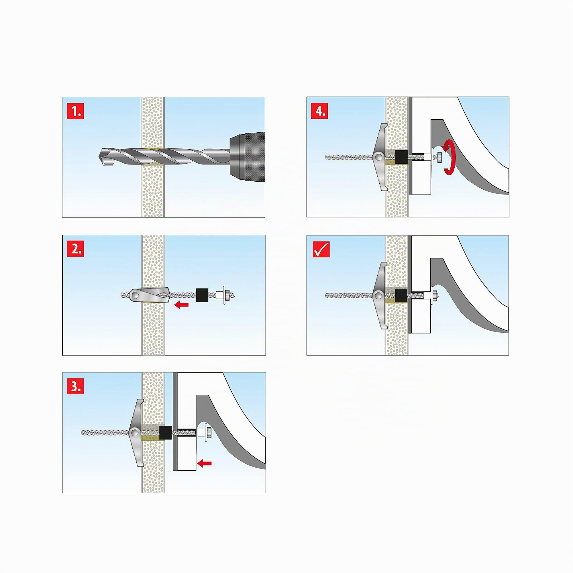 TOX Fijación para lavabos Oase Spagat M10mm, 024100221