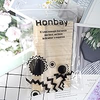 Vista 7 de Honbay 100pcs 10.5cm/4.13inch Mini tenedor de prueba de madera cuchara cuchara de muestreo cuchara de postre cuchara helado cuchara aperitivo