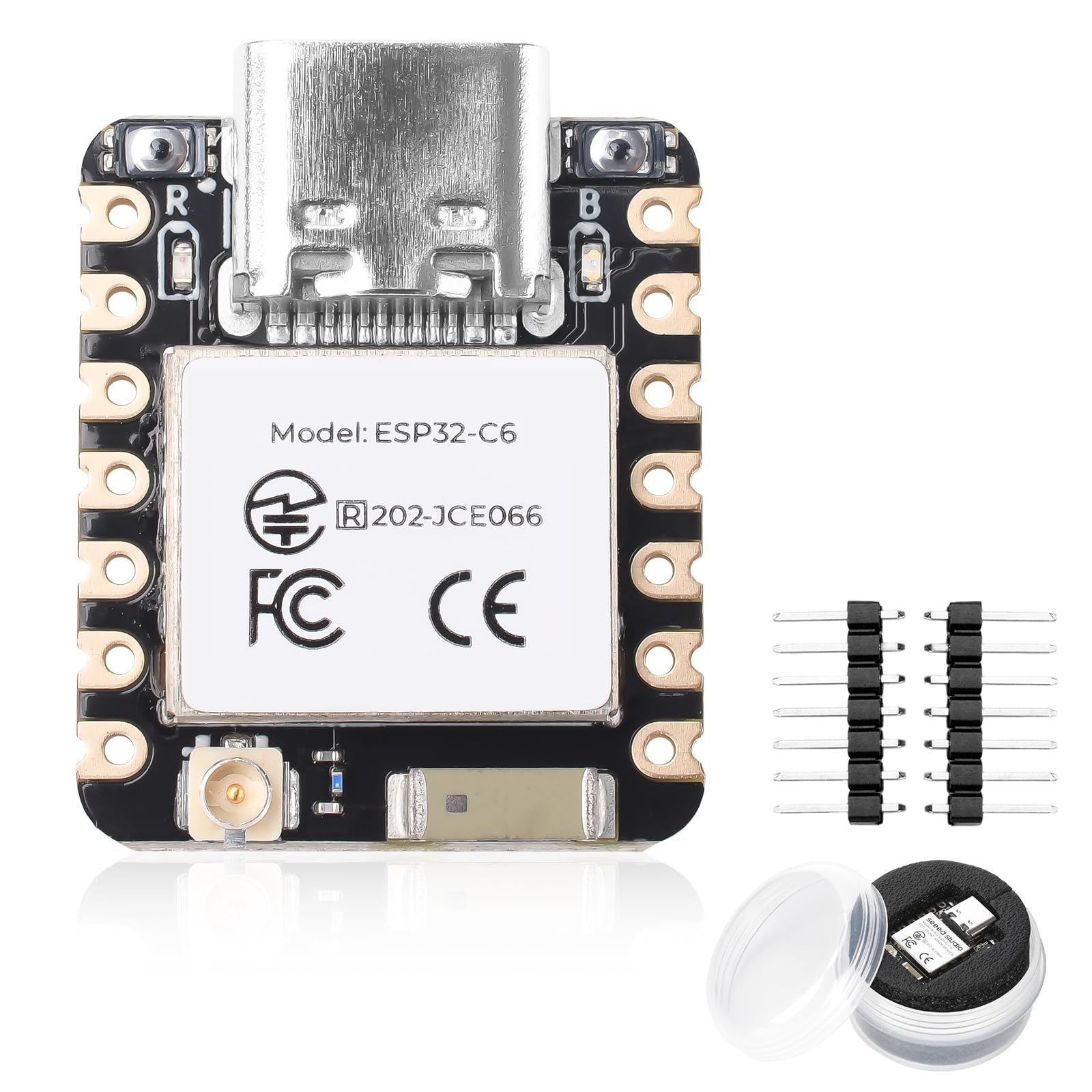 diymore für ESP32-C6 Entwicklungsboard – 2,4 GHz WiFi 6, Bluetooth 5.3, Zigbee, Thread (802.15.4) für IoT Projekte, Smart Home und Prototypenbau