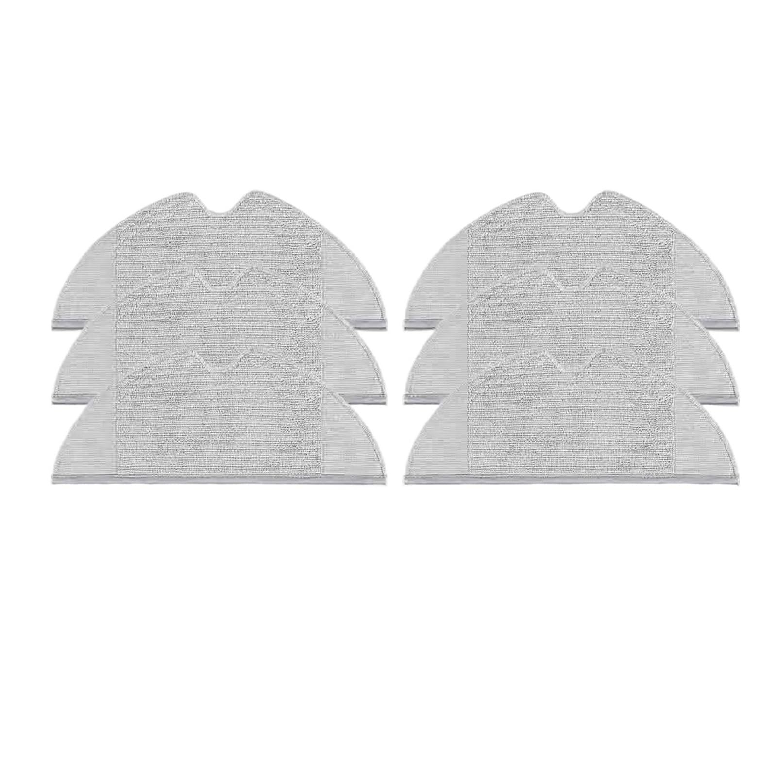 Washable Mop Cloth，Compatible for Xiaomi，Compatible for MIJIA，1C 2C 1T STYTJ01ZHM STYTJ02ZHM Robot Vacuum F9 D9 Wipes Rags Parts(6PCS)