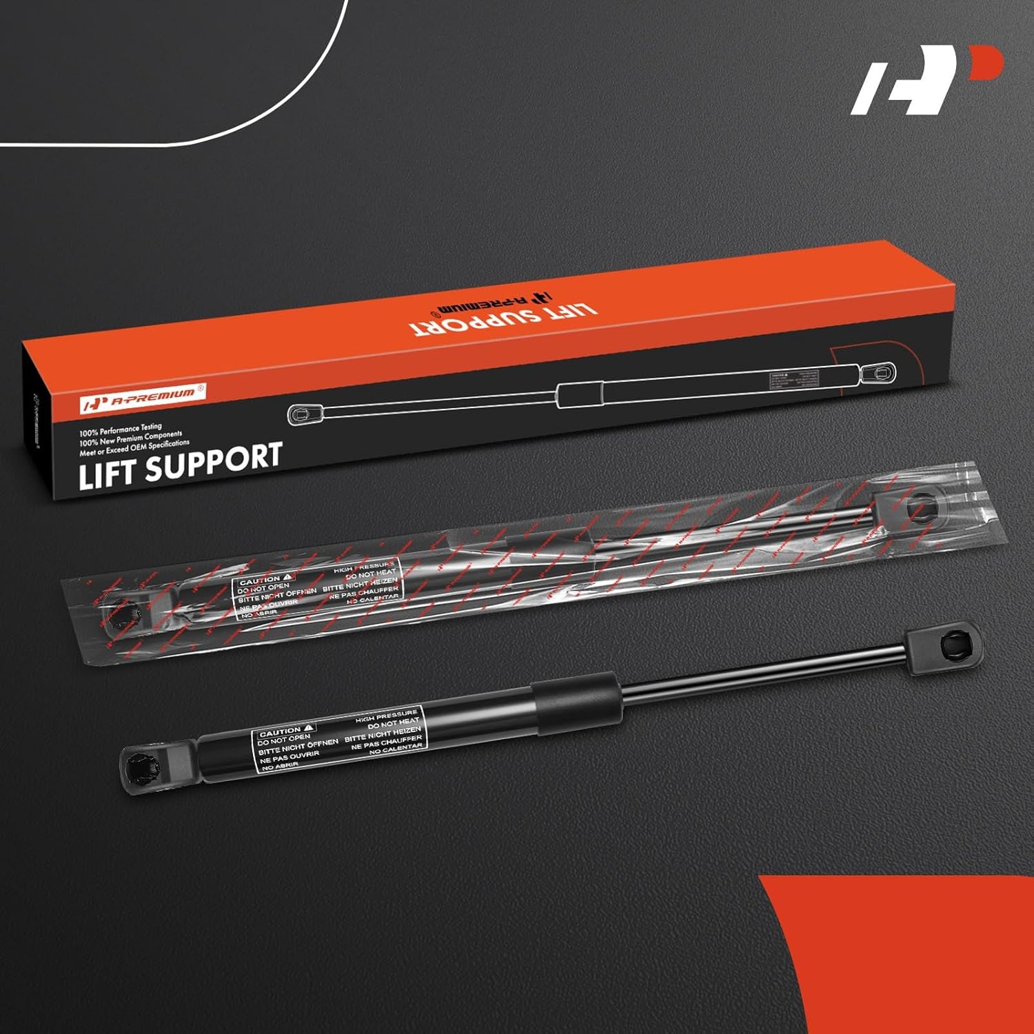 A-Premium Rear Tailgate Lift Supports Shock Struts Compatible with Select Honda Models - CR-Z CRZ 2011-2016 - Replace# 74820SZTA01, 74820SZT305(2PC Set)