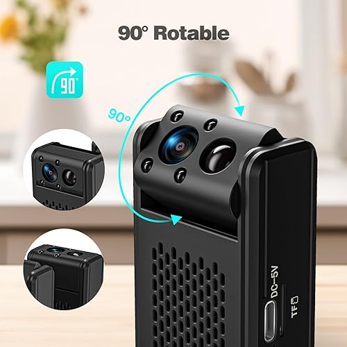 Miniatura 2 de Cámara oculta, cámara de niñera 2025 para el hogar  Detección de movimiento sin WiFi, almacenamiento en la nube gratuito de 1 año, cámara