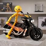 Generic Action Figure, Posable Action Figures Multi-Jointed Stickman Collectable Set Stick Man Figure for Collectors Gift Desk Decor an Teens Gift