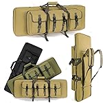 PERFBAGS 42 Soft Double Rifle Bag Long Rifle Backpack, Portable Shotgun Case for Storage and Transportation, Suitable for Outdoor Hunting Shooting