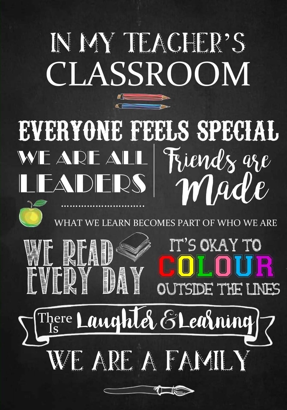 Teacher Notebook: In My Teacher's Classroom: Journal or Planner for Teacher Gift: Great for Teacher Appreciation/Thank You/Retirement/Year End Gift (Inspirational Notebooks for Teachers)