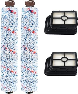 WANGCL Pack of 4 Multi Surface Pet Brush Roll Filter Replacements Compatible with Bissell CrossWave 1785 2306 2303 2328 2551 Wet Dry Vacuum Cleaners