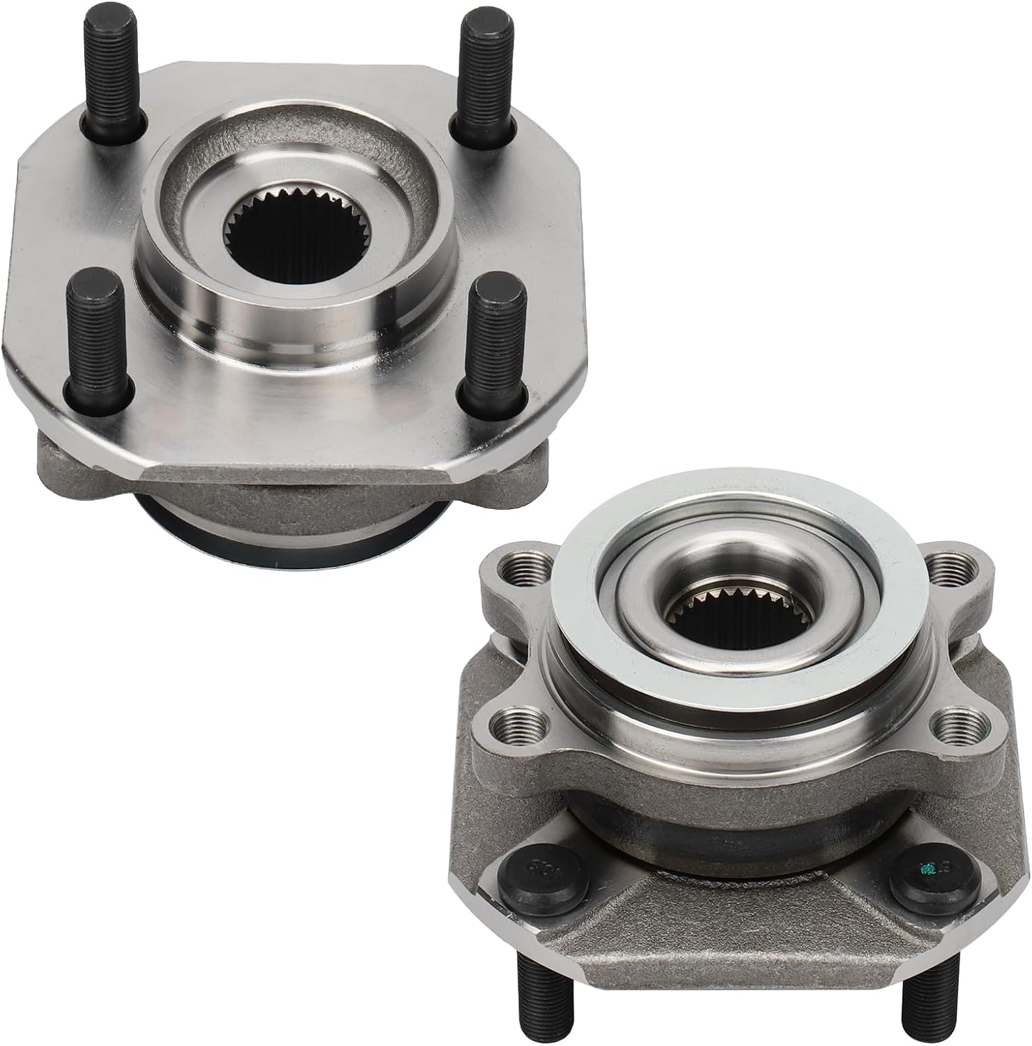 DRIVESTAR 513299 Front Driver/Passenger Side Wheel Hub & Bearing Assembly 4 Lugs for Nissan Sentra 2007-2012 Only for 2.0L 4cyl Engine(Pair)