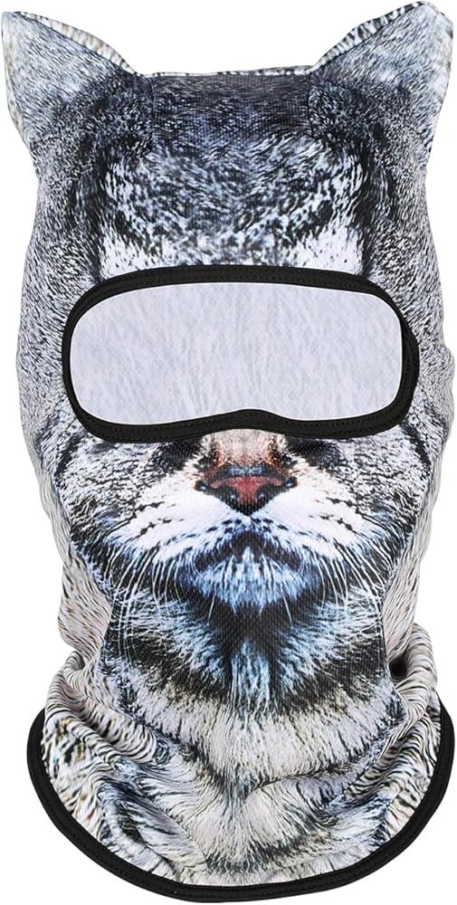3D Cat Ski Mask Balaclava with Ears - Cat Shiesty Face Cover for 3D Cat Ski Mask Balaclava with Ears - Cat Shiesty Face Cover for