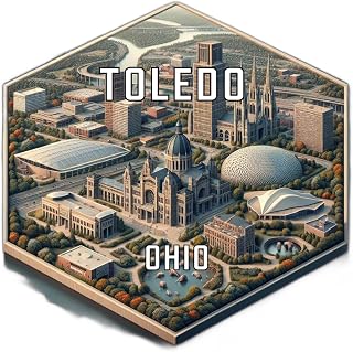Toledo Ohio Travel Destination Souvenir Vinyl Decal Sticker 2-Inch