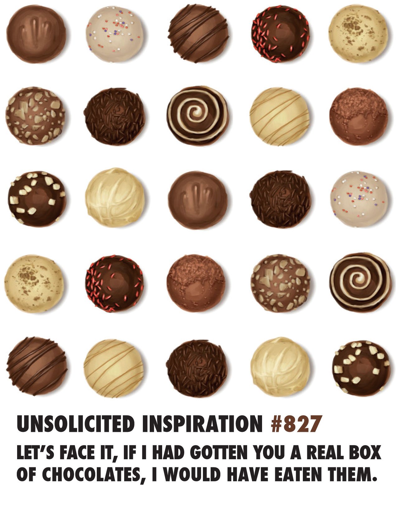 Quiplip UI606PCK Chocolate Friendship/Thank You/Birthday Card