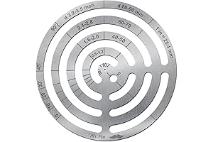 Mr. Pen® - Stainless Steel Circle Drawing Ruler Template Tool
