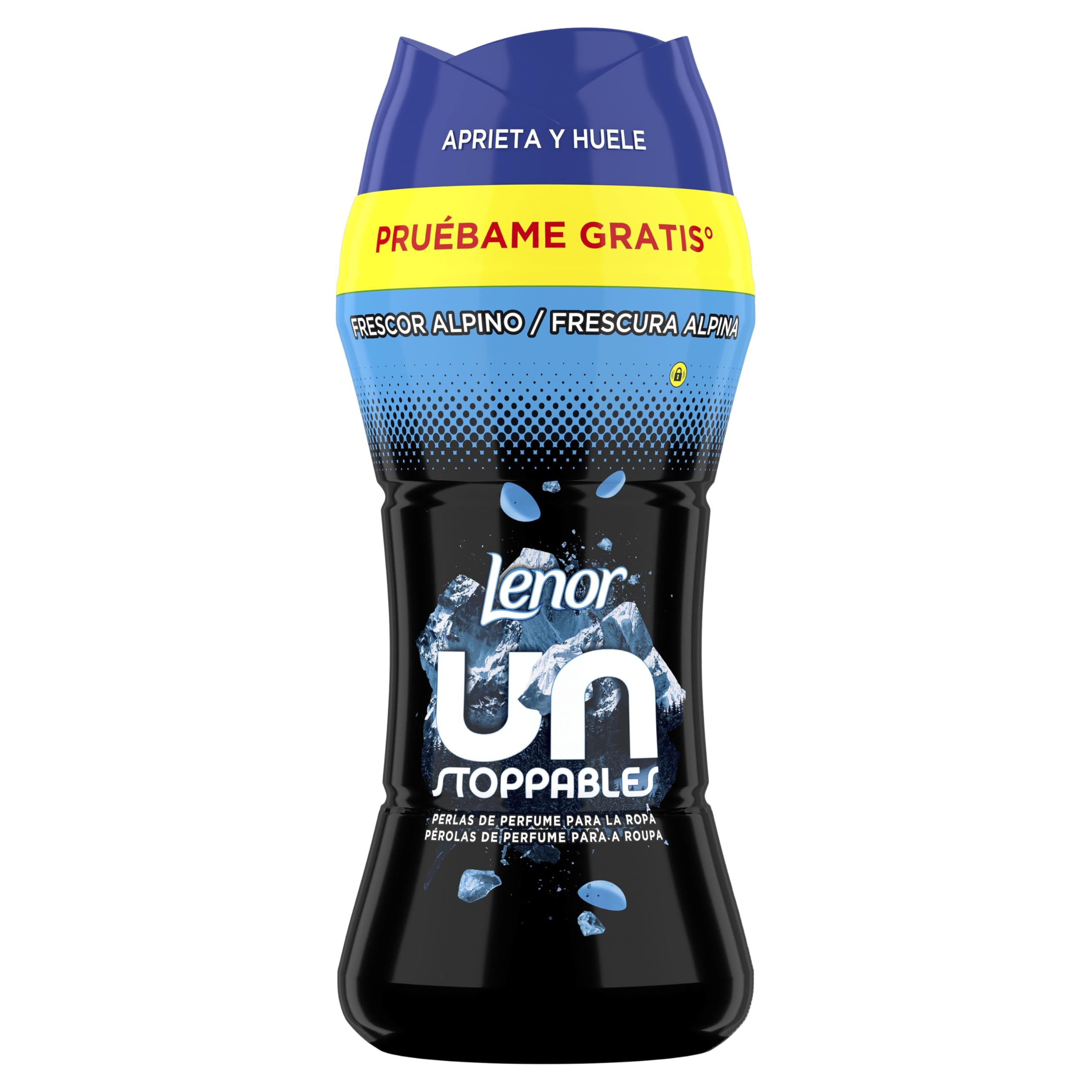 Lenor UNstoppables Perlas de Perfume para la Ropa, 96 Lavados (6 x 195g), Suavizante con Fragancia Frescor Alpino, Potenciador de Frescor