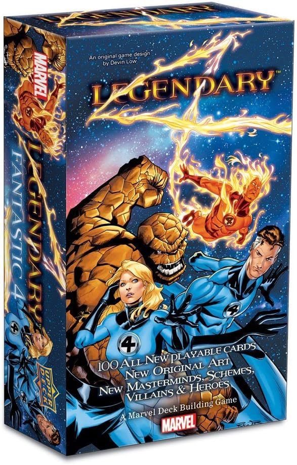 Upper Deck Marvel Fantastic Four Board Game for 1-5 Players, Ages 14 and Above