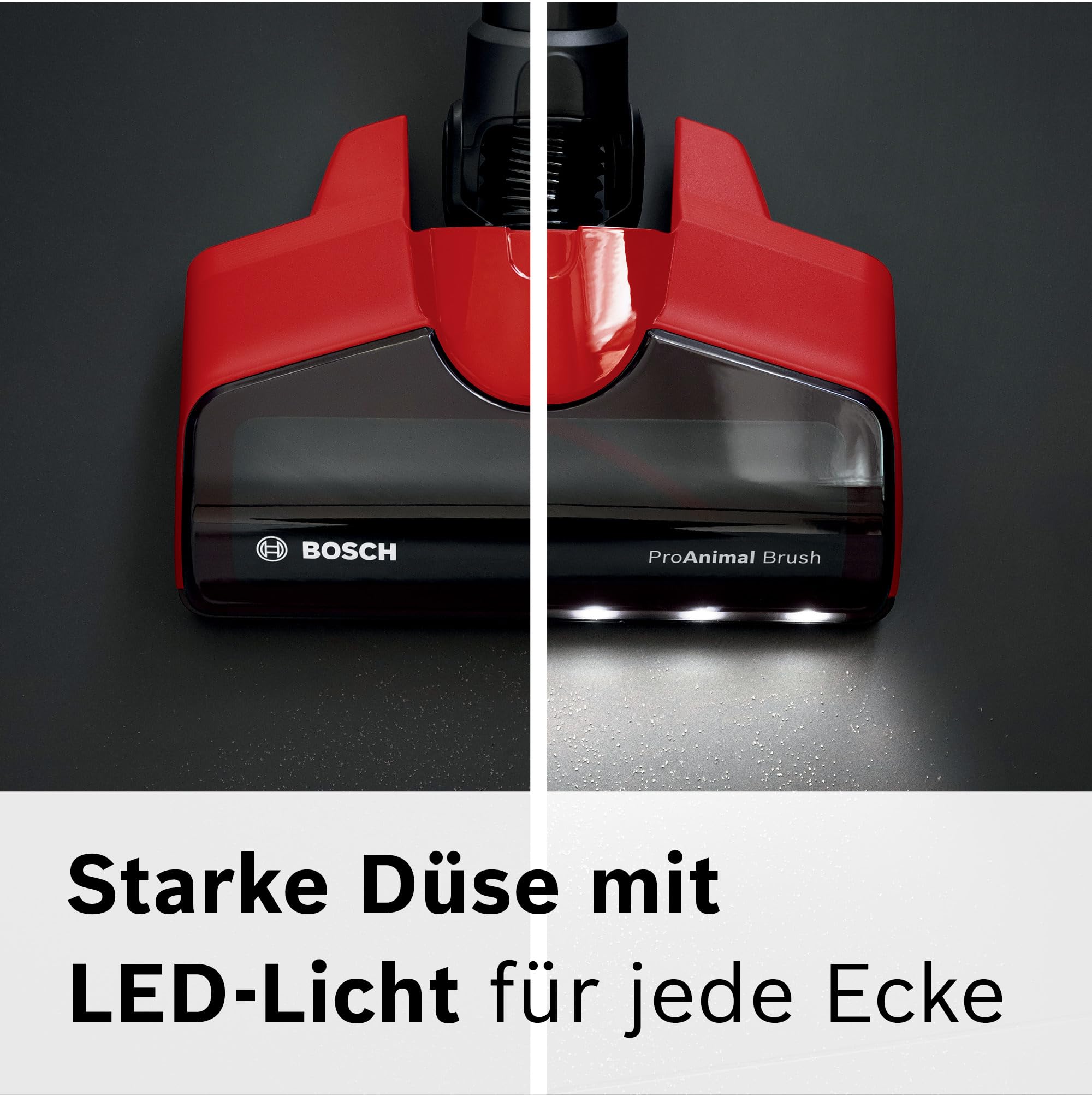 Bosch Akku-Staubsauger Unlimited 7, ProAnimal, kabellos, BKS711PET, Rot – Ansicht 12