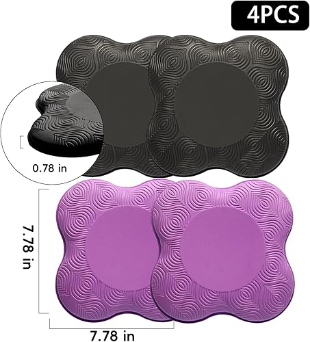 Miniatura 2 de Rodillera de yoga extra gruesa para rodillas, codos, muñeca, manos, cabeza, espuma, yoga, pilates, entrenamiento, almohadilla de rodillas