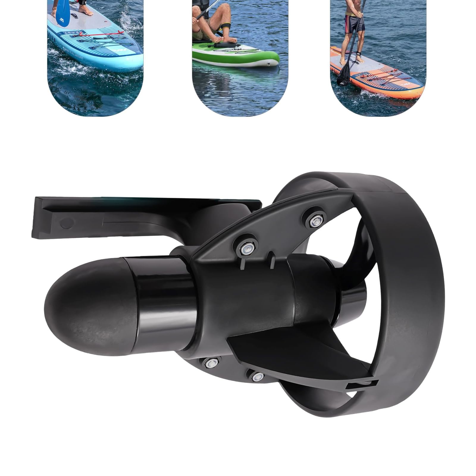 Unterwasser-Antrieb, 288 W elektrischer Propellerantrieb mit Batterietasche, ohne Batterie, 12-V-Paddleboard-Motor, 4 bis 5 km pro Stunde, für Paddleboards, Angelbretter, Surfbretter
