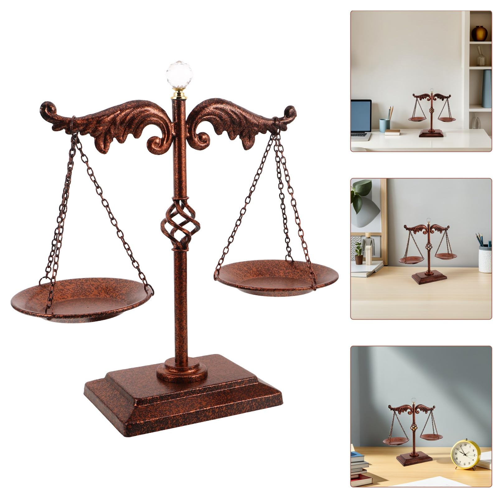 DECHOUS Vintage Dekorationswaage aus Eisen für Büro und Schreibtisch