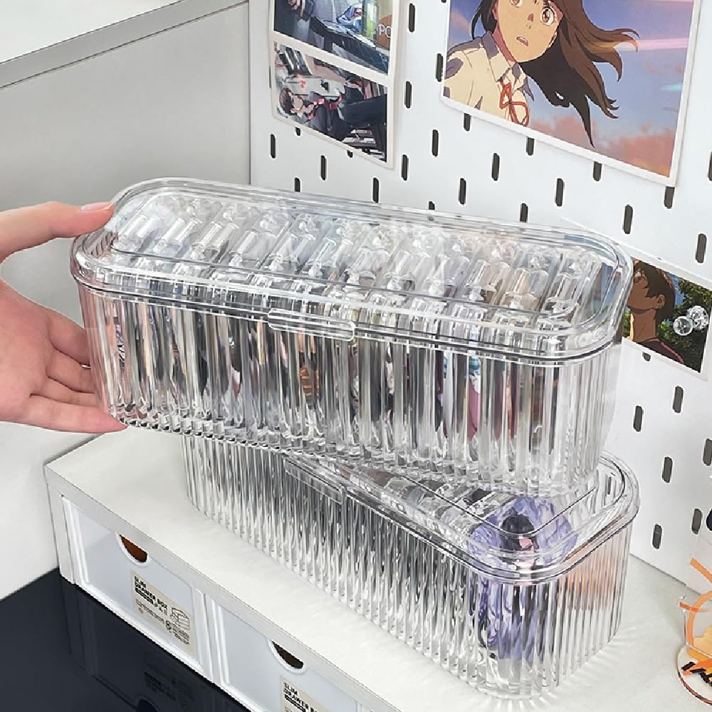 Amazon.co.jp: siawadeky 缶バッジ 収納ケース 独立型 12個 小分け
