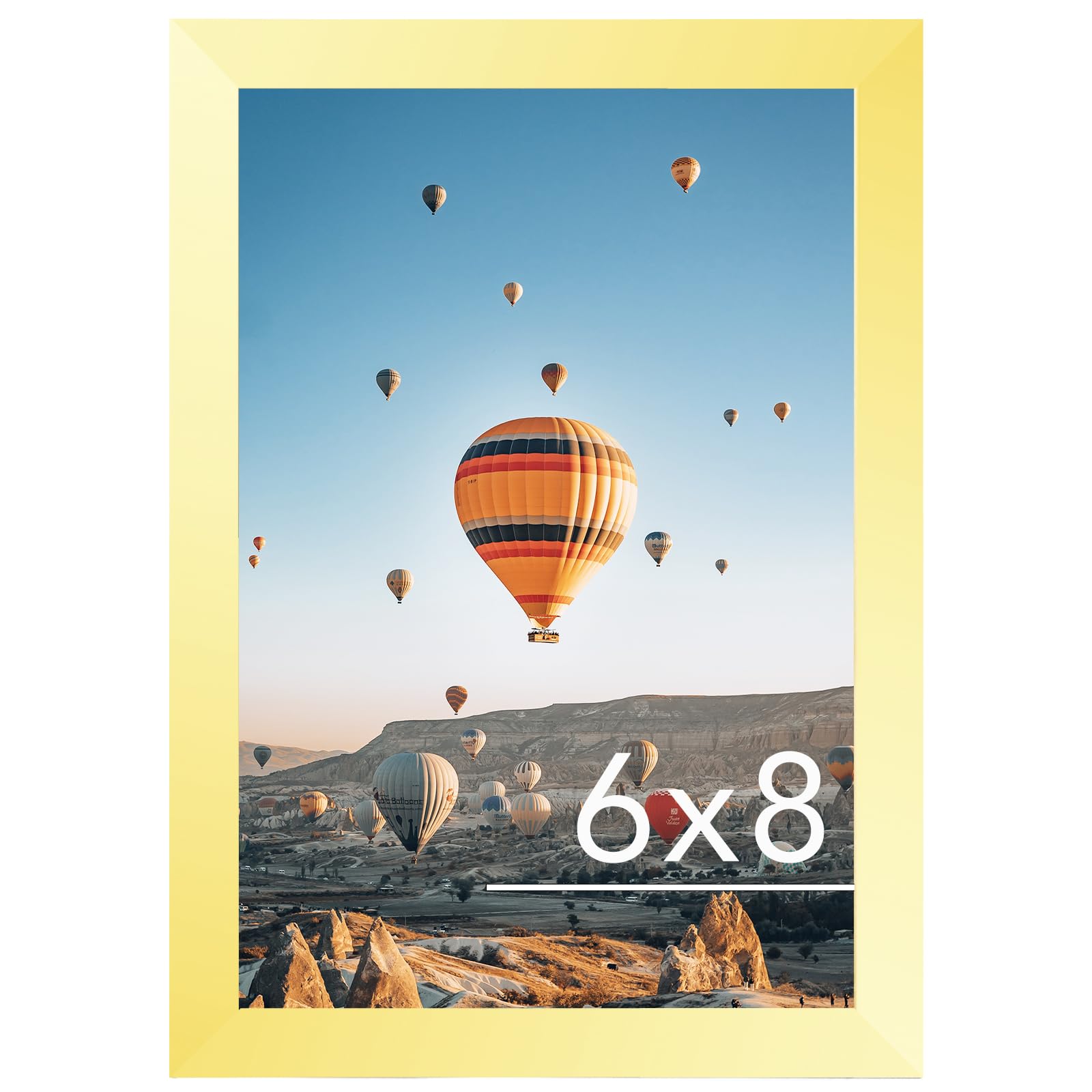 Amazon.com - JCJMY 6x8 Picture Frame Gold for Wall Hanging or