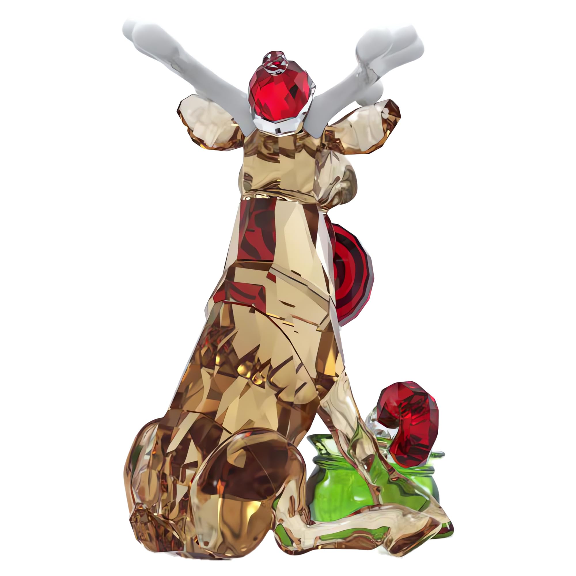 Swarovski 2023 Holiday Cheers Dulcis Reindeer, Multi-Coloured Crystal Facets and White Lacquered Metal - Image 2