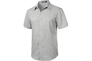 Men's Stylish Wrinkle-Free Linen Shirt