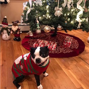 NACOCO Dog Snow Sweaters - Xmas, New Year & Christmas Sweaters for Small Dog and Cat (Snowman, XXS)