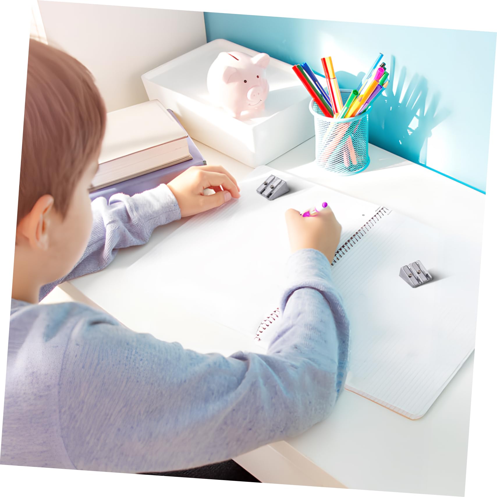 ARTIBETTER 5 Sätze Bleistiftspitzer Aus Aluminiumlegierung Für Bleistiftspitzer Für Das Klassenzimmer Bürobedarf Künstler-bleistiftspitzer 20 Stück * 5
