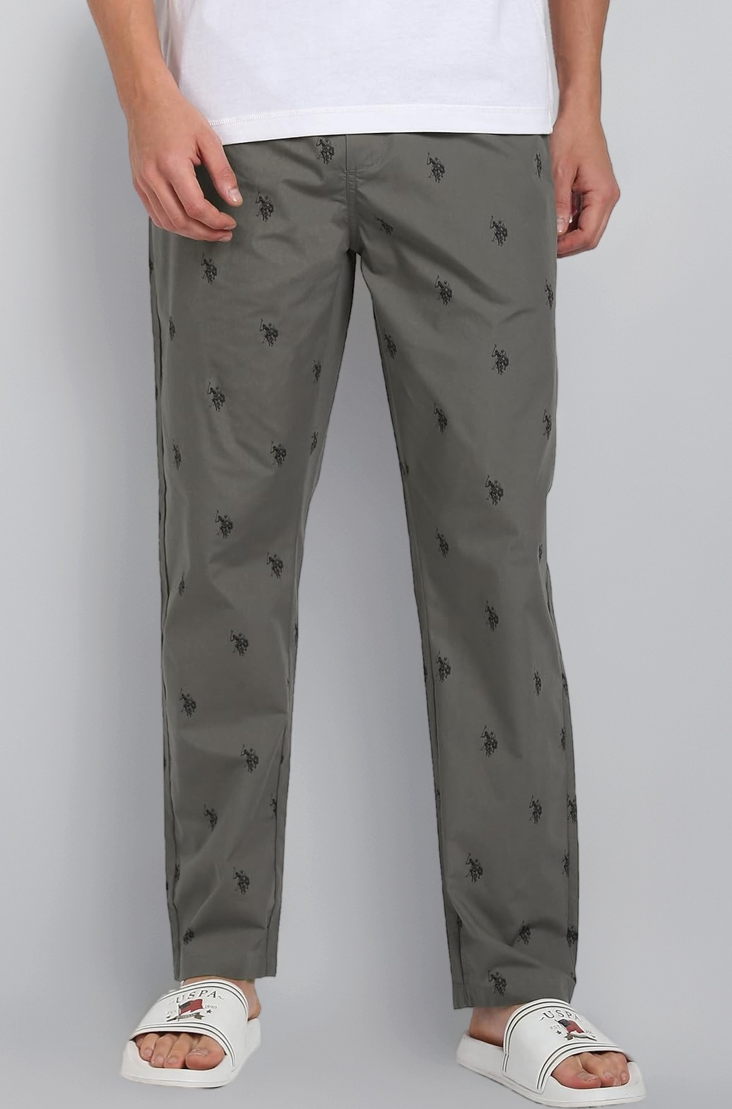 Men's Regular Fit Mid Rise Pyjama Bottom