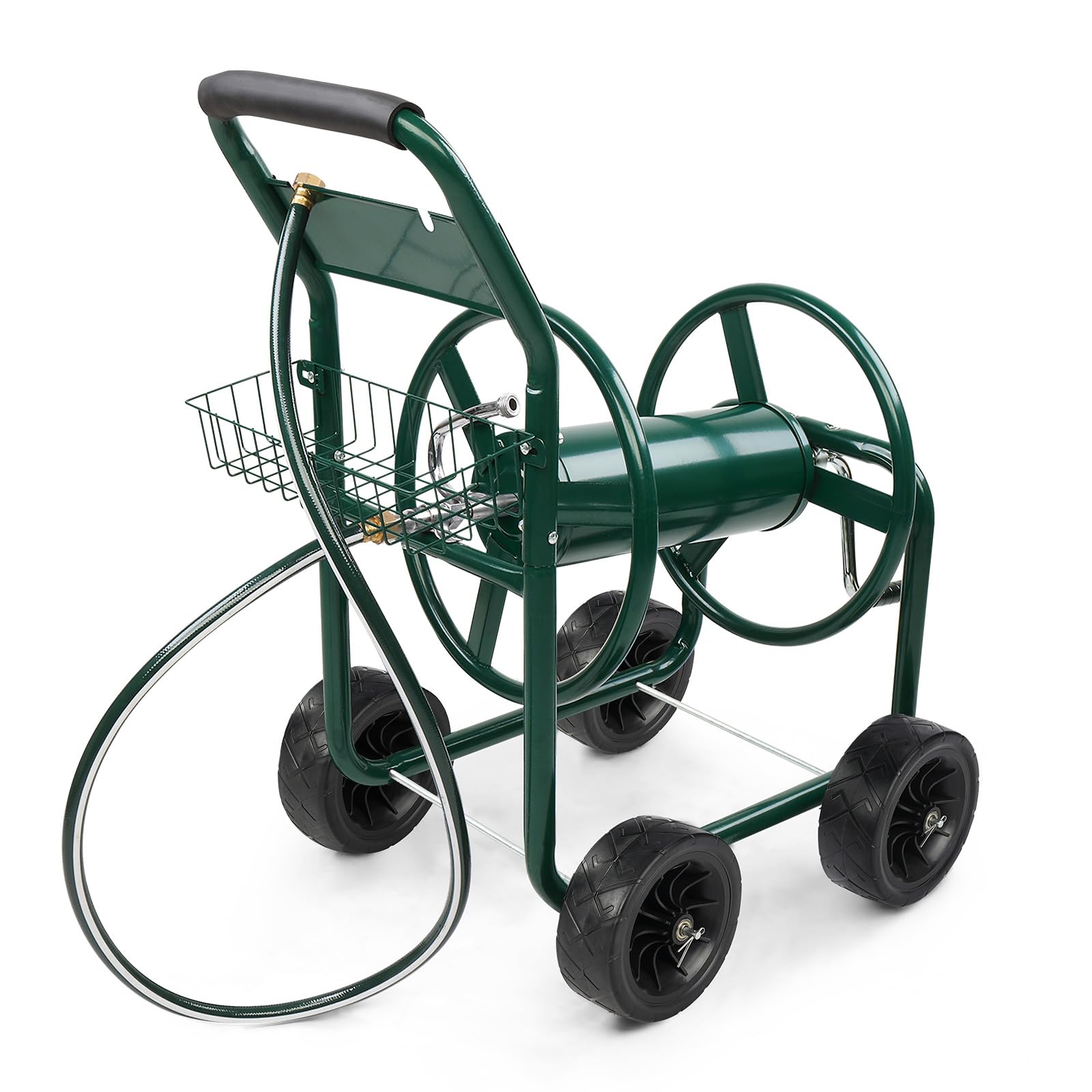 Y*G様 NEIGHBORHOOD SRL A-GARDEN HOSE REEL Amazon.com : VINGLI 4-Wheel Garden Hose Reel Cart with Storage