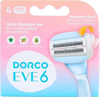 DORCO EVE 6 - SYSTEM CARTRIDGE - 4PCS - WOMEN