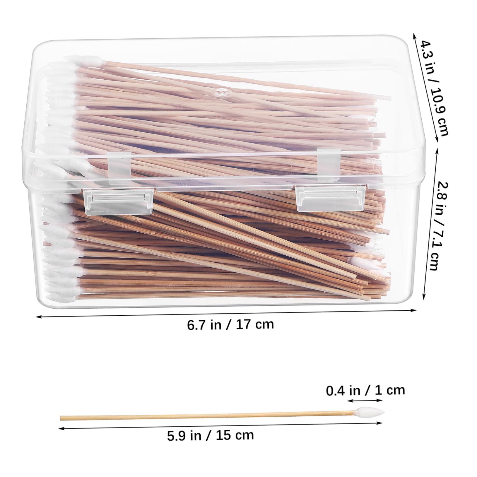 Ipetboom 2500piezas Bastoncillos De Algodón Precisión Para Maquillaje Limpieza De Auriculares y Electrónica Punta Fina y Herramientas Multiusos Para Desmaquillado y Detalles De