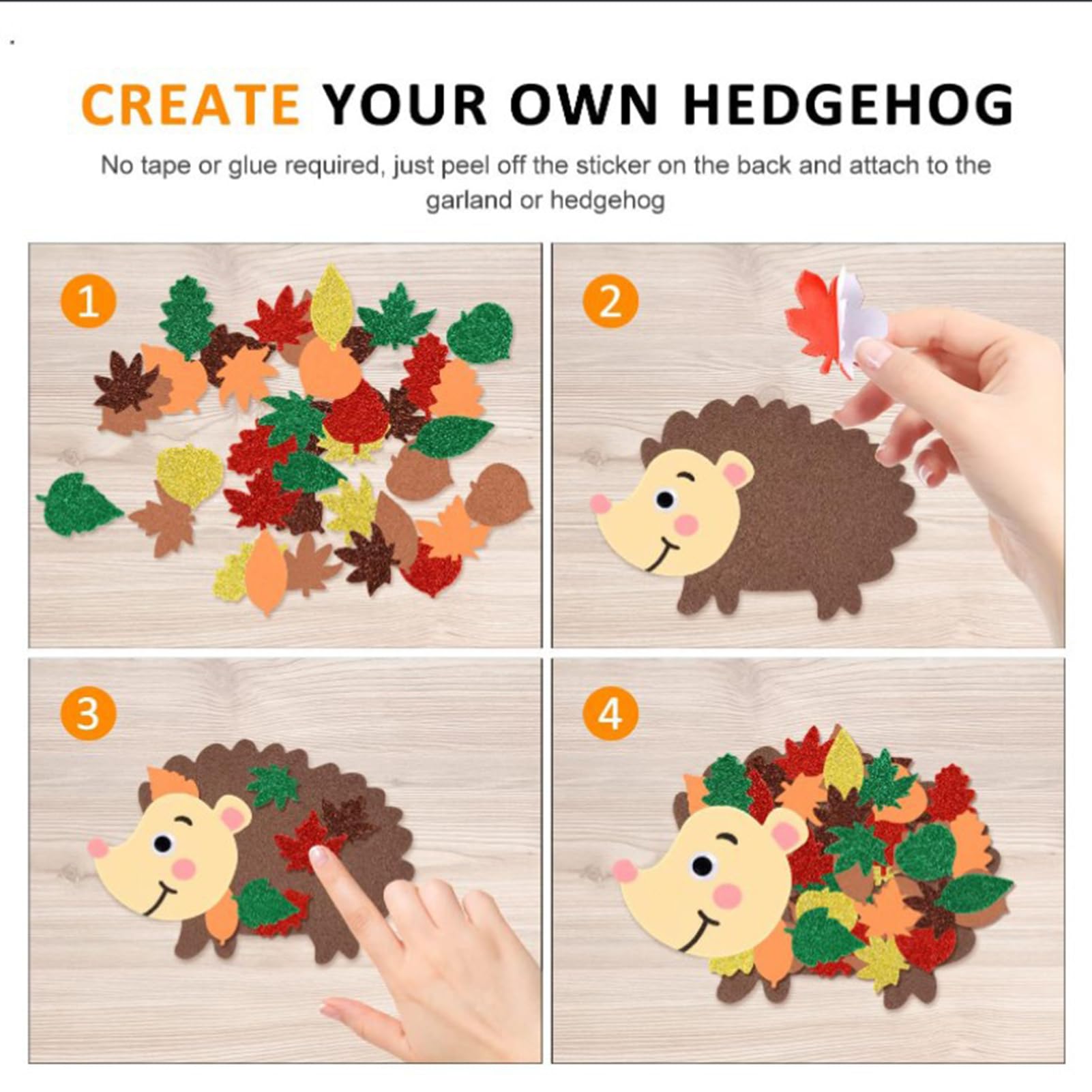 ハンドメイドハリネズミ葉