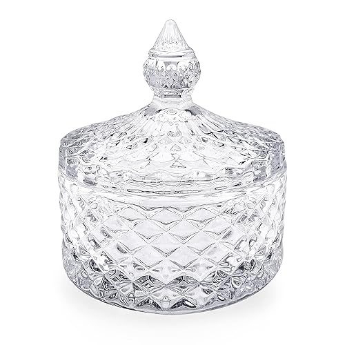 Miniatura 1 de Taza de cristal para uñas con tapa, cuenco de monómero Dappen para polvo líquido acrílico, decoración de uñas, cepillo de manicura para joyas,