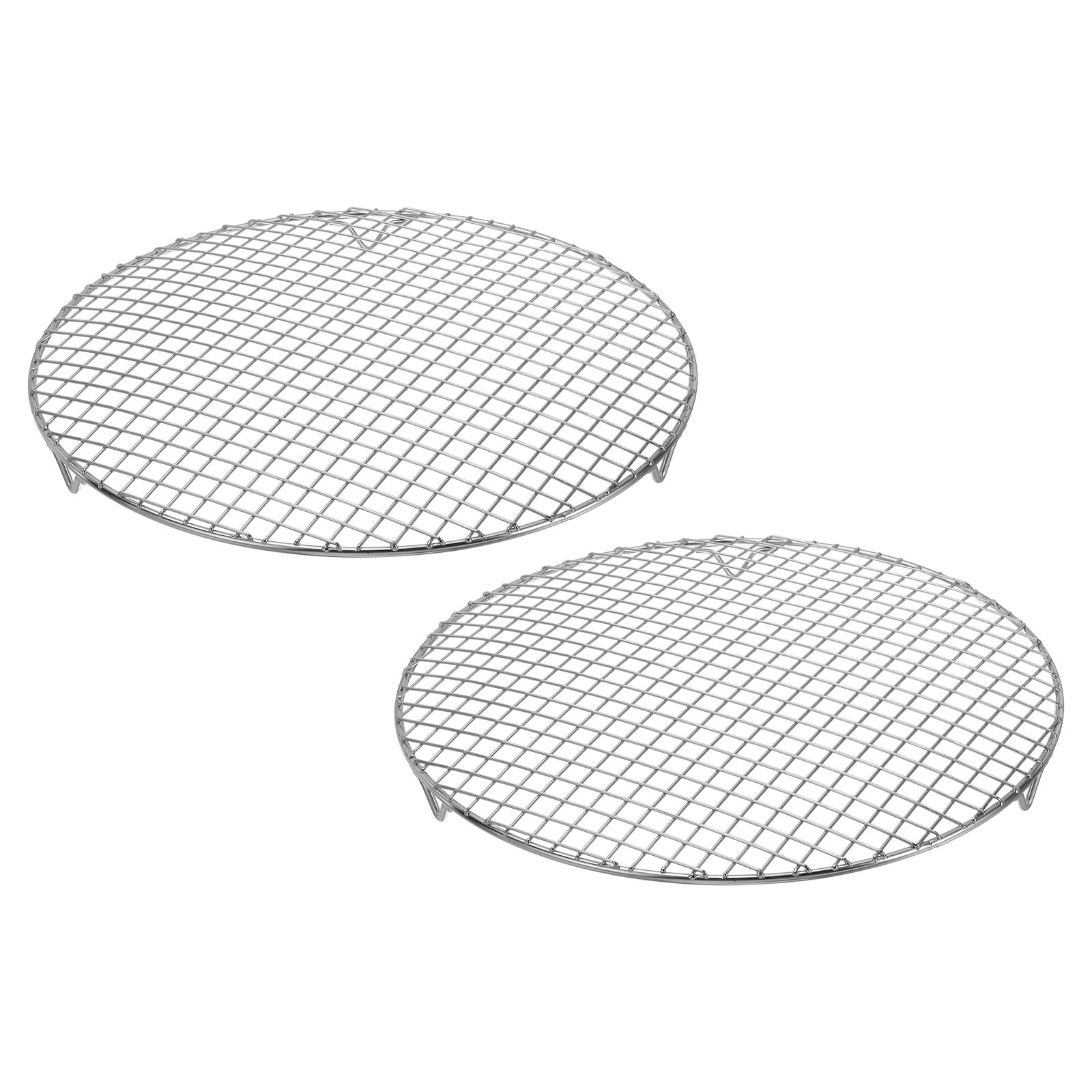 Estantes redondos de acero inoxidable 304 uxcell de 13.8" para freidora de aire y barbacoa