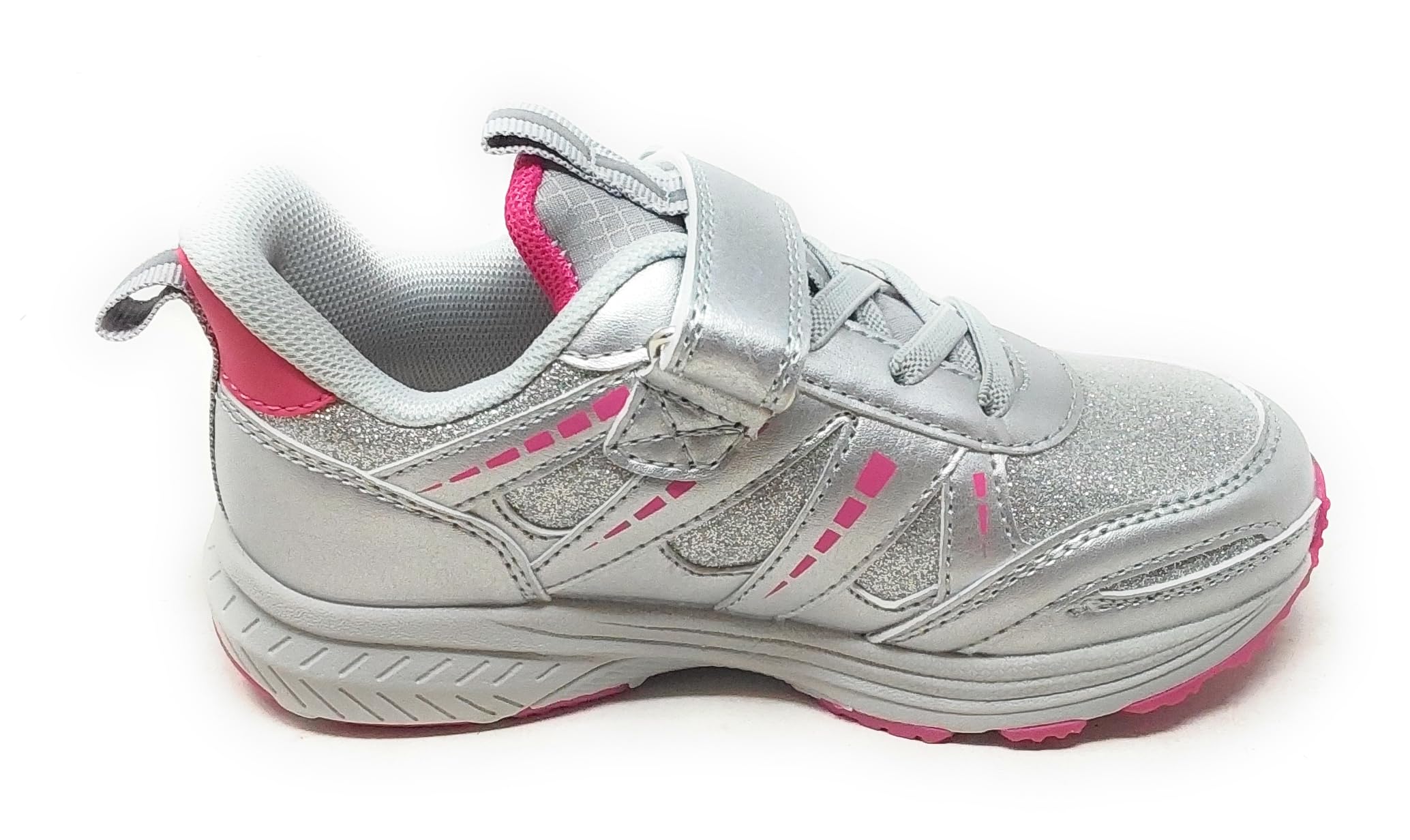 Scarpe Bambino IMAA3819 Argento Glitterato a Strappo antipronazione e antitorsione Soletta Estraibile