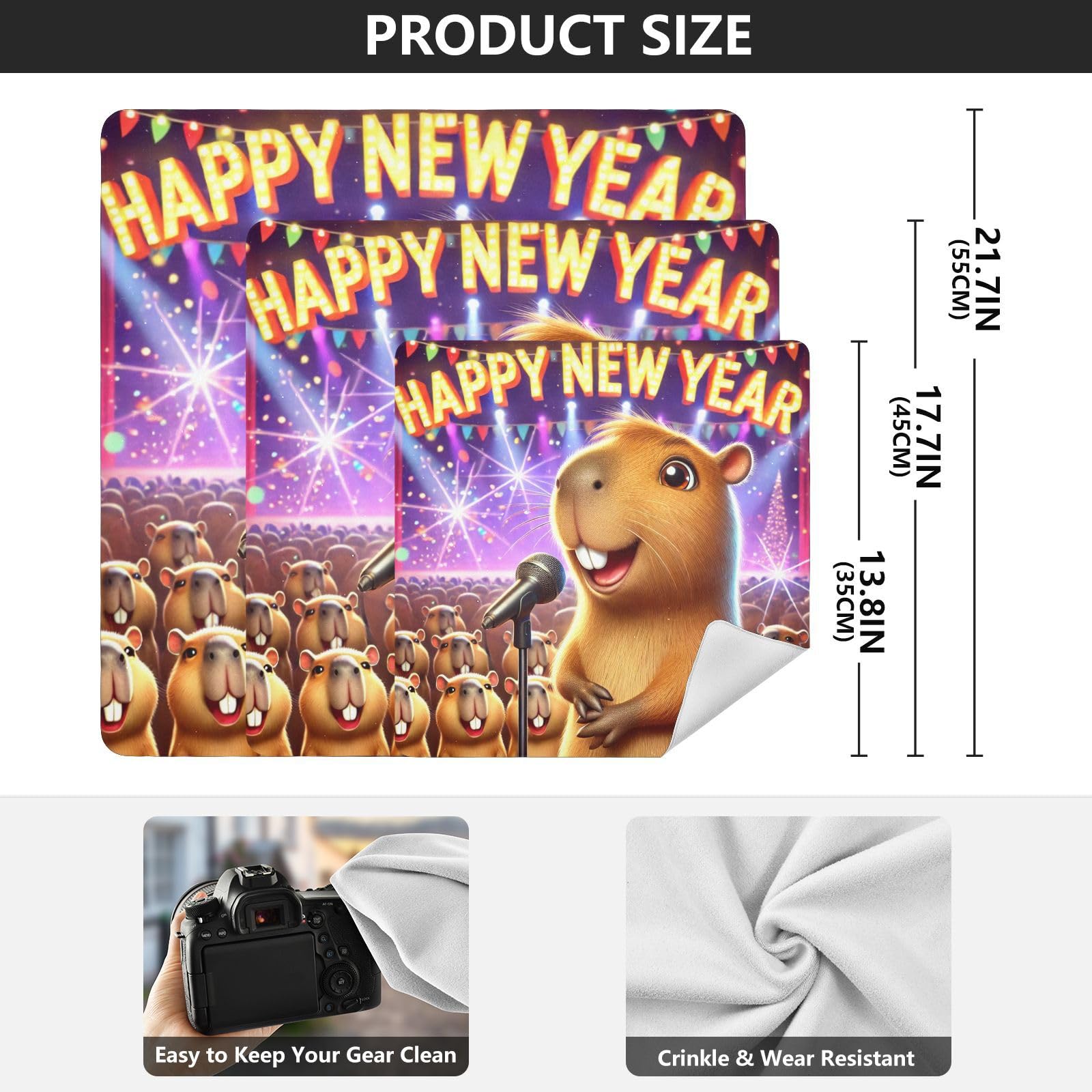 Joko Ivery Capybara New Year Self-adhesive Cloth 17.7