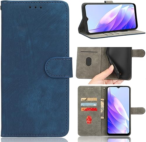 Funda compatible con Honor X50i, piel sintética con soporte para tarjetas, compatible con Honor X50i CRT-AN00 con cierre magnético, protección para