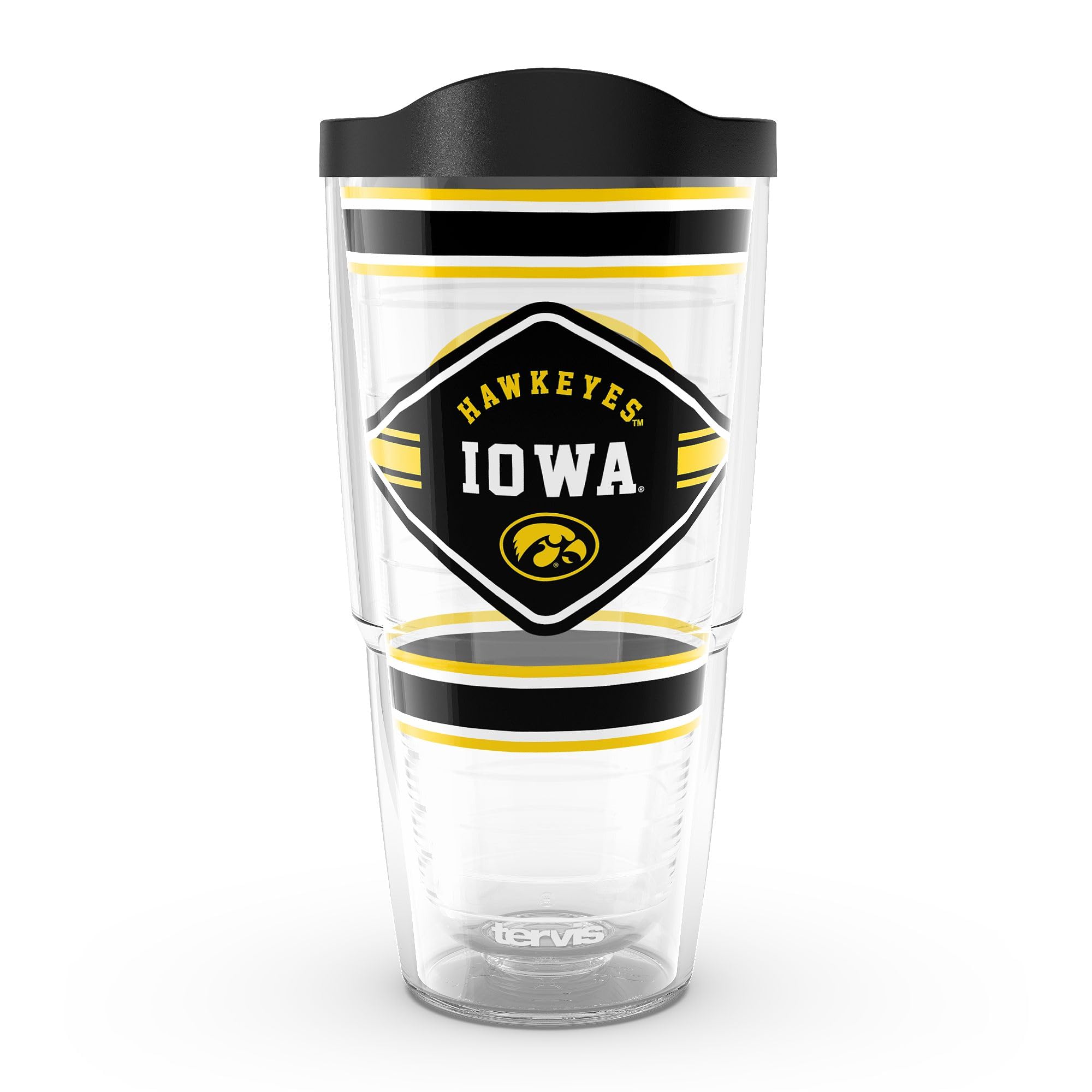 Gobelet isotherme chaud froid Tervis Iowa Hawkeyes double paroi 710ml