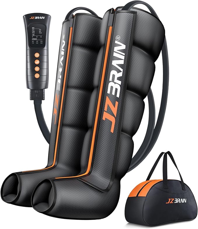Sequential Air Compression Recovery System : Professional Full Leg Compression Boots for Circulation and Pain Relief - Sequential Device for Muscle Relaxation - Gifts for Athletes, Women, Men