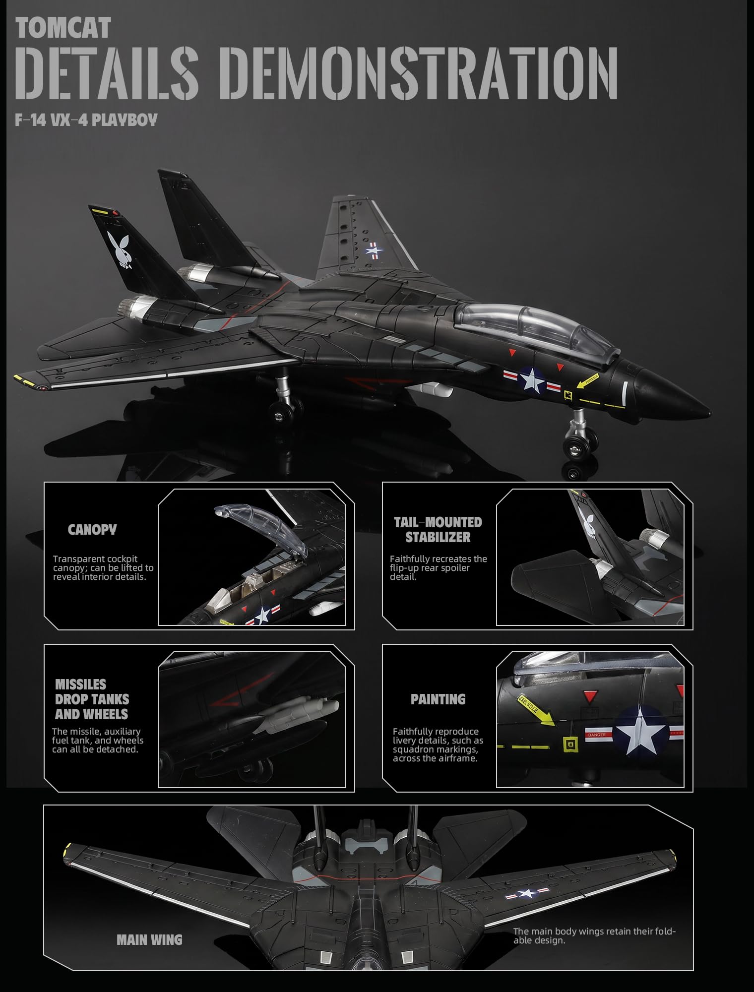Amazon | SEBUNAS 1:72スケール F-14 トムキャットファイタージェット